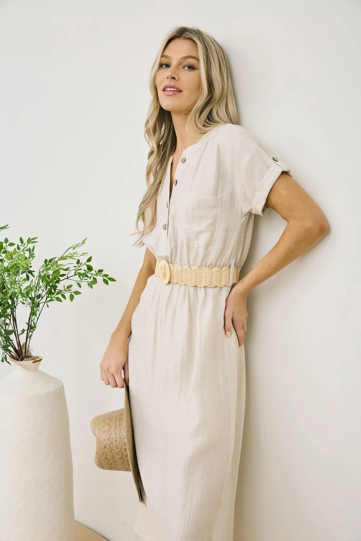 Sarah Belted Midi