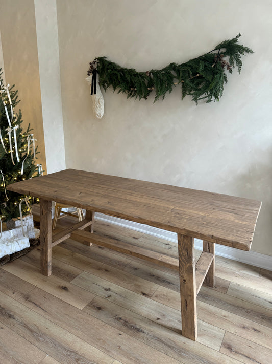 Vintage Inspired Table Custom Size Deposit