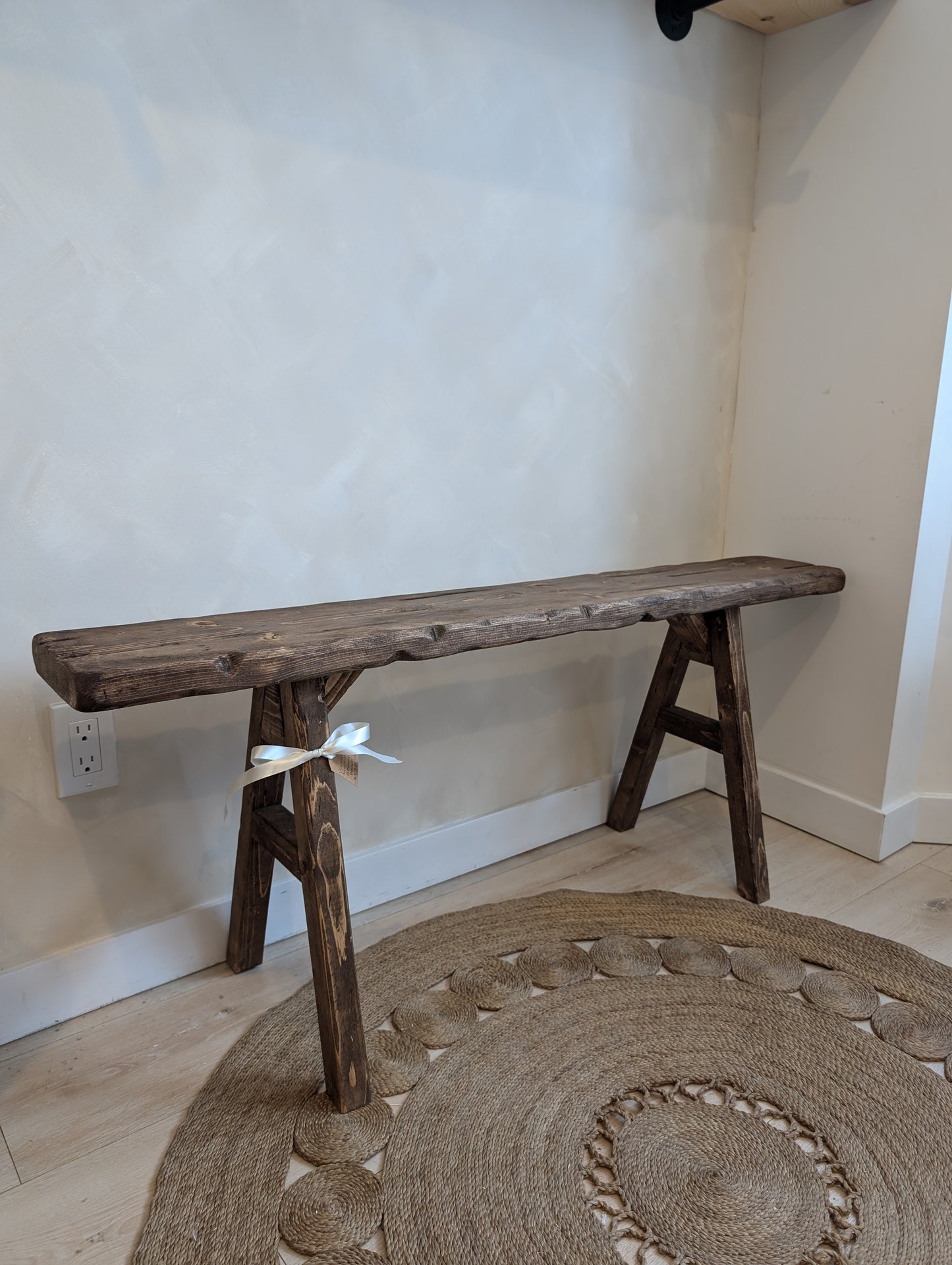 Vintage Inspired Bench - Aged Oak