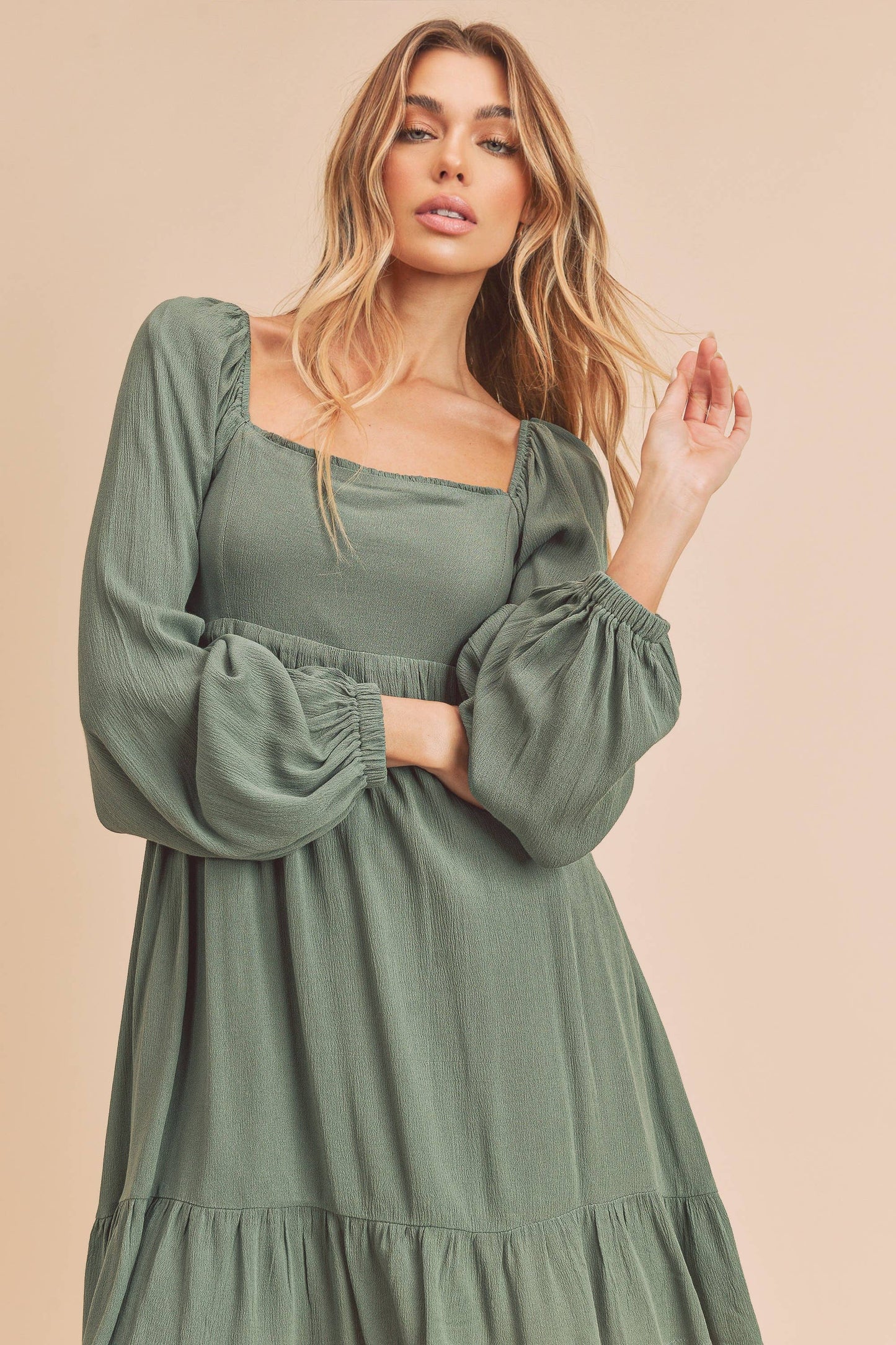 Beyah Dress Eucalyptus