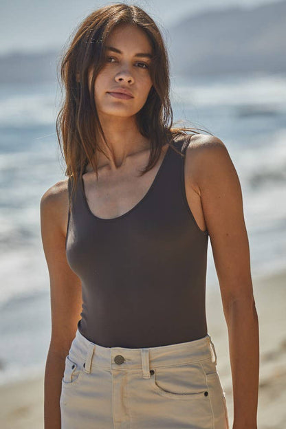 Talk Later Tank - Black