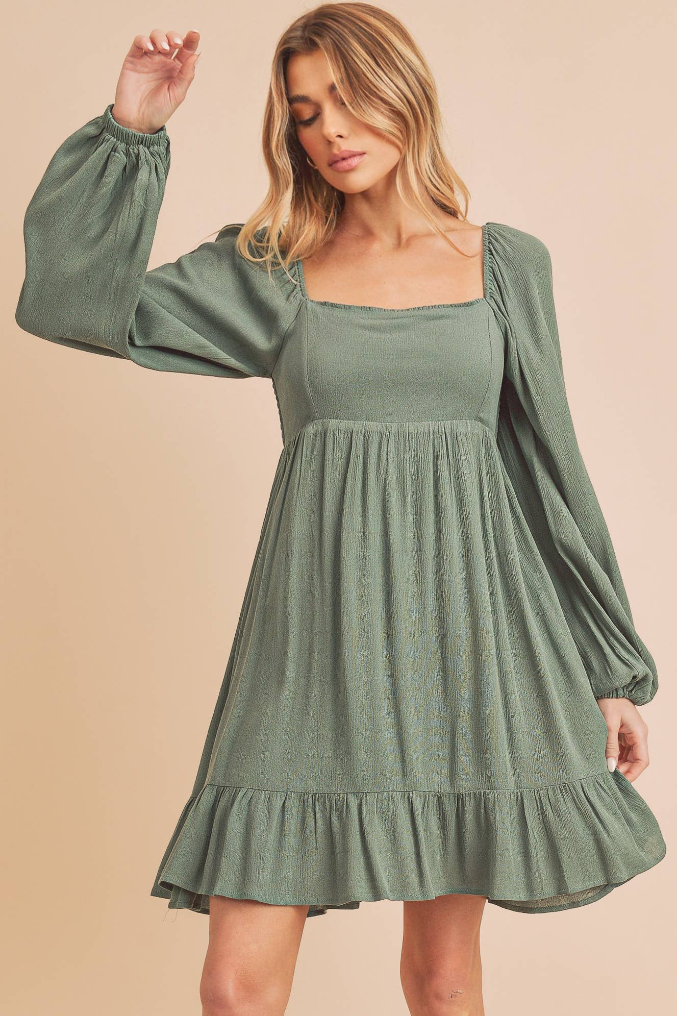 Beyah Dress Eucalyptus