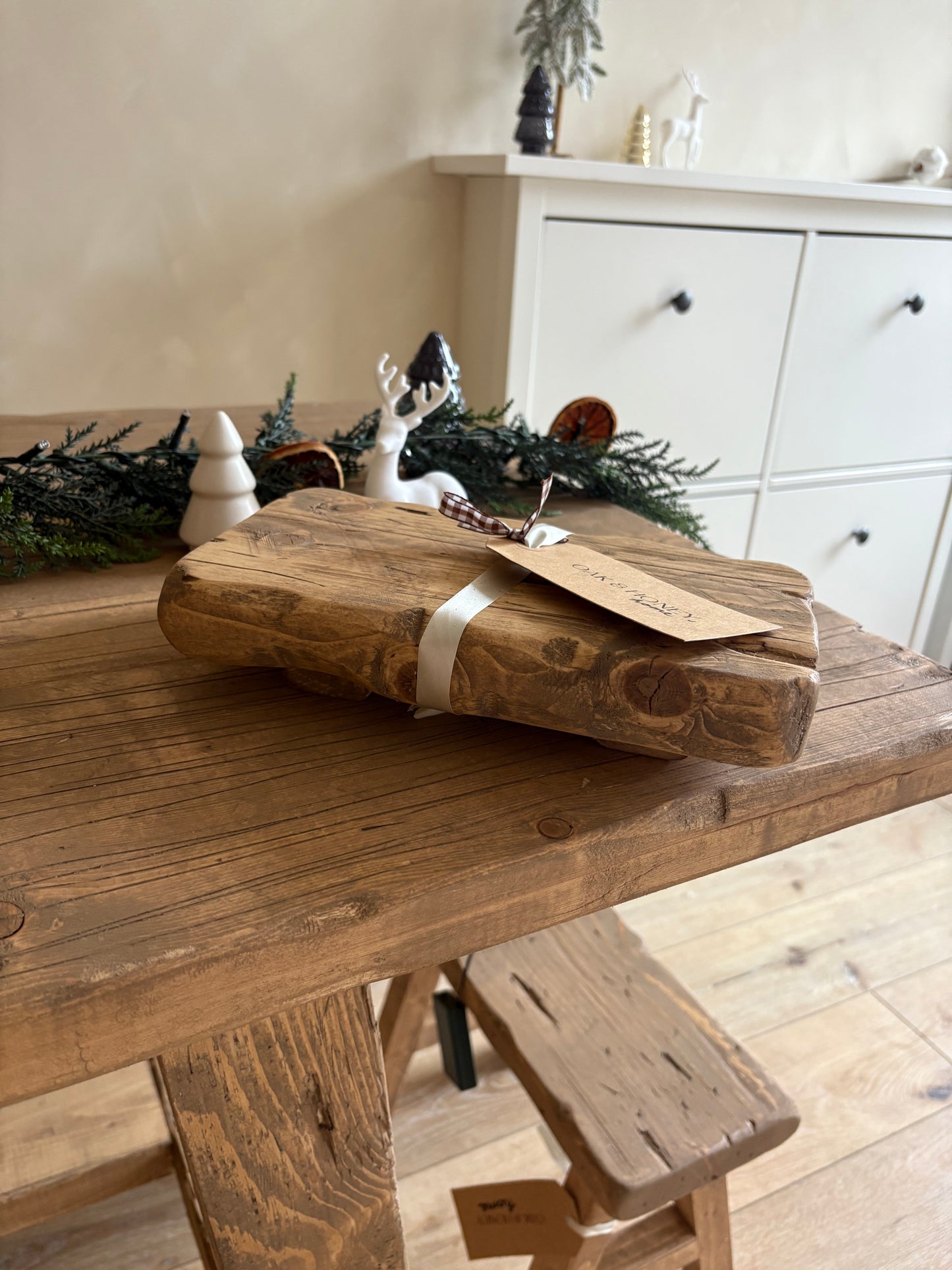 Vintage Inspired Footed Riser (Custom Sizes Available)