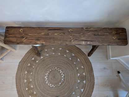 Vintage Inspired Bench - Aged Oak